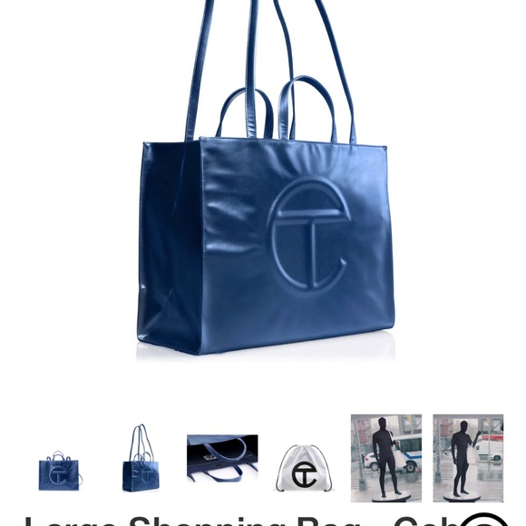 Bran New TELFAL Bag in Cobalt blue in Medium - Picture 2 of 4